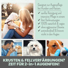 Lade das Bild in den Galerie-Viewer, Großes Pflege-Set | 2-in-1 Augenfein + 2-in-1 Ohrfein + Pflegepads | Für Hunde & Katzen | 100% vegan & tierleidfrei |