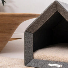 Lade das Bild in den Galerie-Viewer, Rexproduct Indoor Hundehütte "PetHome 2.0" TEDDY | 100% recycelt | S - XL | Dunkelgrau | 2 Matratzenfarben