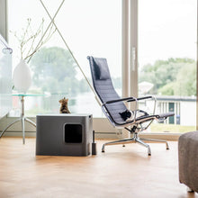 Lade das Bild in den Galerie-Viewer, Nachhaltige Katzentoilette HOOPO® DOME | 100% recycelt | Grau