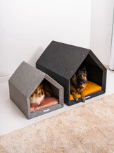 Lade das Bild in den Galerie-Viewer, Rexproduct Indoor Hundehütte "PetHome 2.0" | 100% recycelt | S - XL | Hellgrau | 9 Matratzenfarben