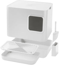 Lade das Bild in den Galerie-Viewer, Nachhaltige Katzentoilette HOOPO® DOME PLUS | 100% recycelt | Weiss