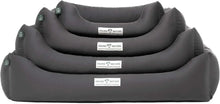 Lade das Bild in den Galerie-Viewer, Öko-Hundebett Luzern von HOUND&NATURE | Fleece-Seite | Recycelte Materialien | Oeko-Tex® Standard 100 | Grau