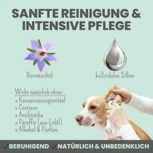 Lade das Bild in den Galerie-Viewer, Großes Pflege-Set | 2-in-1 Augenfein + 2-in-1 Ohrfein + Pflegepads | Für Hunde & Katzen | 100% vegan & tierleidfrei |