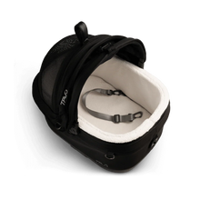 Lade das Bild in den Galerie-Viewer, Isofix Autositz & Transportbox Maeve™ iso5x von Tavo für Hunde bis 13.6 kg | GREENGUARD-Gold-Zertifizierung | Farbe: Onyx