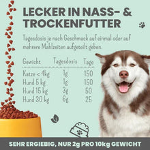 Lade das Bild in den Galerie-Viewer, Verdauungsmix für Hunde & Katzen | Hilfe bei Durchfall | Für gesunde Darmfunktion | 100% vegan & tierleidfrei| 150g