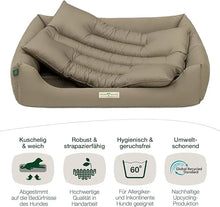 Lade das Bild in den Galerie-Viewer, Öko-Hundebett Bern von HOUND&NATURE | Recycelte Materialien | Oeko-Tex® Standard 100 | Taupe