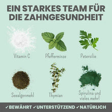 Lade das Bild in den Galerie-Viewer, Dentalmix für Hunde | Bei Plaque & Zahnstein | Rein Pflanzlich & frischer Atem | 100% vegan & tierleidfrei| 150g