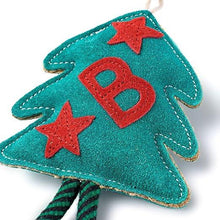 Lade das Bild in den Galerie-Viewer, Öko-Hundespielzeug "Bruce" | Upcycling Wildleder | 100% biologisch abbaubar | fetziges Weihnachtsgeschenk