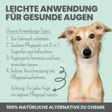 Lade das Bild in den Galerie-Viewer, Großes Pflege-Set | 2-in-1 Augenfein + 2-in-1 Ohrfein + Pflegepads | Für Hunde & Katzen | 100% vegan & tierleidfrei |