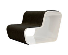 Lade das Bild in den Galerie-Viewer, dogBeam2 | Hundetreppe | Für Welpen & kleine Hund | Bezug aus recycelten PET-Flaschen Stahl Weiß - Bezug Anthrazit