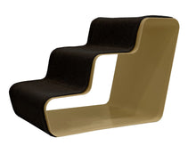 Lade das Bild in den Galerie-Viewer, dogBeam3 | Hundetreppe | Für Welpen & kleine Hunde | Bezug aus recycelten PET-Flaschen Stahl Sand - Bezug Anthrazit