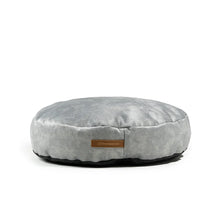 Lade das Bild in den Galerie-Viewer, Hundebett & Hundekissen rund "Coco" Rexproduct | Öko-Tex | Hellgrau | 2 Größen