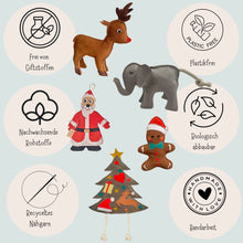 Lade das Bild in den Galerie-Viewer, Hundespielzeug Set "Santa Claus Is Coming to Town" für Hunde | Schadstofffrei & robust | Nachhaltiges Weihnachtsgeschenk