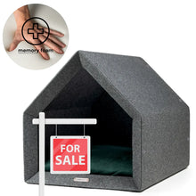 Lade das Bild in den Galerie-Viewer, Orthopädische Hundehütte Indoor "PetHome 2.0" Rexproduct | 100% recycelt | S - XL | Dunkelgrau | 5 Bezugsfarben | Fräulein Plath
