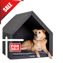 Lade das Bild in den Galerie-Viewer, Rexproduct Indoor Hundehütte "PetHome 2.0" | 100% recycelt | S - XL | Dunkelgrau | 9 Matratzenfarben