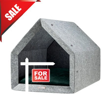 Lade das Bild in den Galerie-Viewer, Rexproduct Indoor Hundehütte "PetHome 2.0" | 100% recycelt | S - XL | Hellgrau | 9 Matratzenfarben