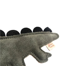 Lade das Bild in den Galerie-Viewer, Nachhaltiges Hundespielzeug Krokodil "Albert Alligator" | 100% schadstofffrei | Upcycling Leder & natürliche Baumwolle