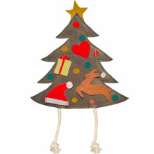 Lade das Bild in den Galerie-Viewer, Nachhaltiges Leder Hundespielzeug "Tanni Tanne" | Schadstofffrei & robust | Herziges Weihnachtsgeschenk | Weihnachtsbaum für Hunde | Fräulein Plath