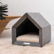 Lade das Bild in den Galerie-Viewer, Rexproduct Indoor Hundehütte "PetHome 2.0" TEDDY | 100% recycelt | S - XL | Dunkelgrau | 2 Matratzenfarben