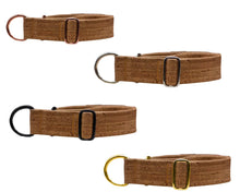 Lade das Bild in den Galerie-Viewer, Zugstopp Halsband | Korkleder | Umweltfreundlich | Robust & Vegan | Tabak | Beschläge wählbar