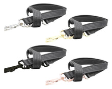 Lade das Bild in den Galerie-Viewer, Korkleder Hundeleine | Robust & Vegan | Top Ökobilanz | Schwarz | Beschläge wählbar