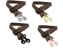 Lade das Bild in den Galerie-Viewer, Korkleder Hundeleine | Robust & Vegan | Top Ökobilanz | Braun | Beschläge wählbar