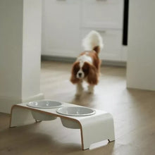 Lade das Bild in den Galerie-Viewer, Futterstation dogBar® für Hunde | Porzellan | Cashmere grey | 5 Größen