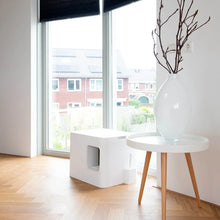 Lade das Bild in den Galerie-Viewer, Nachhaltige Katzentoilette HOOPO® DOME | 100% recycelt | Weiss