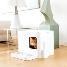 Lade das Bild in den Galerie-Viewer, Nachhaltige Katzentoilette HOOPO® DOME PLUS | 100% recycelt | Weiss