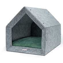 Lade das Bild in den Galerie-Viewer, Orthopädische Hundehütte Indoor "PetHome 2.0" Rexproduct | 100% recycelt | S - XL | Hellgrau | 9 Bezugsfarben