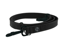 Lade das Bild in den Galerie-Viewer, Korkleder Hundeleine | Robust & Vegan | Top Ökobilanz | Schwarz | Beschläge wählbar