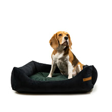 Lade das Bild in den Galerie-Viewer, Premium Hundebett Rexproduct | Recycelte Materialien | Oeko-Tex® Standard 100 | Schwarz | 9 versch. Matratzenfarben