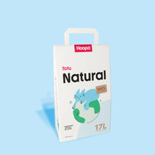 Lade das Bild in den Galerie-Viewer, 2x17L Nachhaltiges Katzenstreu Tofu Natural von HOOPO® | 100% Tofu | Blitzschnelle Klumpenbildung | Pellets
