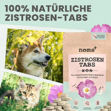 Lade das Bild in den Galerie-Viewer, Noms+ Zpot-on & 2x 150g Zistrosen-Tabs | Spar-Set | Pflanzlicher Anti-Zecken Schutz für Hunde gegen Flöhe, Zecken, Milben & Mücken | 100% Chemiefrei | Sparpaket