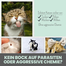 Lade das Bild in den Galerie-Viewer, PROBIERANGEBOT! Zpot-on für Katzen gegen Zecken, Flöhe, Milben & Mücken | 100% Chemiefrei | 30ml Jahresvorrat | 100% vegan & tierleidfrei