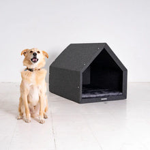 Lade das Bild in den Galerie-Viewer, Orthopädische Hundehütte Indoor "PetHome 2.0" Rexproduct | 100% recycelt | S - XL | Dunkelgrau | 9 Bezugsfarben