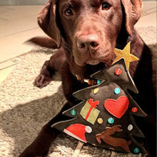 Lade das Bild in den Galerie-Viewer, Nachhaltiges Leder Hundespielzeug "Tanni Tanne" | Schadstofffrei & robust | Herziges Weihnachtsgeschenk