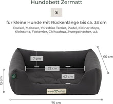 Lade das Bild in den Galerie-Viewer, Orthopädisches Öko-Hundebett Zermatt von HOUND&NATURE | Recycelte Materialien | Oeko-Tex® Standard | Grau S