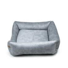 Lade das Bild in den Galerie-Viewer, Nachhaltiges Rexproduct Hundebett ORTHOPÄDISCH - waschbar & schadstofffrei | Hellgrau | 8 versch. Matratzenfarben