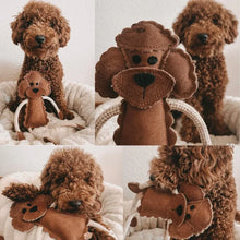 Lade das Bild in den Galerie-Viewer, Nachhaltiges Hundespielzeug Set "Pudelwohl" | 100% schadstofffrei | Upcycling Leder & natürliche Baumwolle