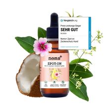Lade das Bild in den Galerie-Viewer, Noms+ Zpot-on & 2x 150g Zistrosen-Tabs | Spar-Set | Pflanzlicher Anti-Zecken Schutz für Hunde gegen Flöhe, Zecken, Milben & Mücken | 100% Chemiefrei | Sparpaket