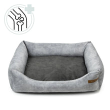 Lade das Bild in den Galerie-Viewer, Rexproduct Hundebett orthopädisch | Oeko-Tex® & Global Recycle Standard zertifiziert | Hellgrau | 9 versch. Matratzenfarben