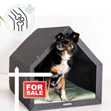 Lade das Bild in den Galerie-Viewer, Orthopädische Hundehütte Indoor "PetHome 2.0" Rexproduct | 100% recycelt | S - XL | Dunkelgrau | 9 Bezugsfarben