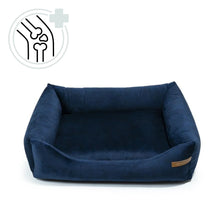 Lade das Bild in den Galerie-Viewer, Rexproduct Hundebett orthopädisch - waschbar & Oeko-Tex®-Zertifikat - marine