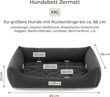 Lade das Bild in den Galerie-Viewer, Orthopädisches Öko-Hundebett Zermatt von HOUND&NATURE | Recycelte Materialien | Oeko-Tex® Standard | Grau XXL
