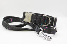 Lade das Bild in den Galerie-Viewer, Korkleder Hundeleine | Robust & Vegan | Top Ökobilanz | Rainbowglimmer | Beschläge wählbar