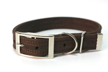 Lade das Bild in den Galerie-Viewer, Kork Halsband mit Dornschnalle | Korkleder | Umweltfreundlich | Robust & Vegan | Braun/Silber