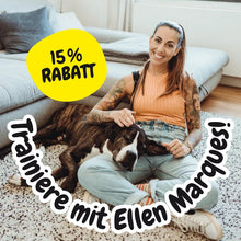 Lade das Bild in den Galerie-Viewer, BUDDY. Leder Hundespielzeug Große Ente - schadstoffgeprüft - inkl. 15% Rabatt Hundetraining Ellen Marques | Fräulein Plath