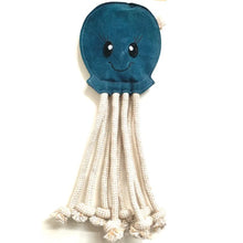 Lade das Bild in den Galerie-Viewer, Nachhaltiges Hundespielzeug & Dummy Oktopus "Karla Krake 2.0" | 100% schadstofffrei | Upcycling Leder