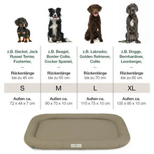 Lade das Bild in den Galerie-Viewer, Öko-Hundekissen Arosa von HOUND&NATURE | Recycelte Materialien | Oeko-Tex® Standard | 3 Farben | 4 Größen